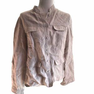 NWT Charter club 100% linen luxury jacket